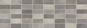 Fiori Grigio Декор мозаика настенная темно-серая 20х60 см