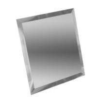 Зеркальные серебряные квадратные плитки с фацетом 10 мм._3