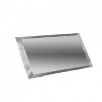 Зеркальные серебряные прямоугольные плитки с фацетом 10 мм._1
