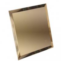 Зеркальные бронзовые квадратные плитки с фацетом 10 мм._3