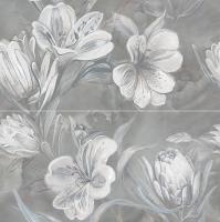 Opale Grey Flower (компл. из 2 шт.) Панно 63x63 см
