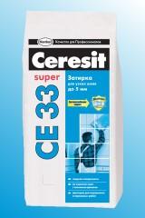 Ceresit СЕ 33 Super  Затирка для швов 2кг